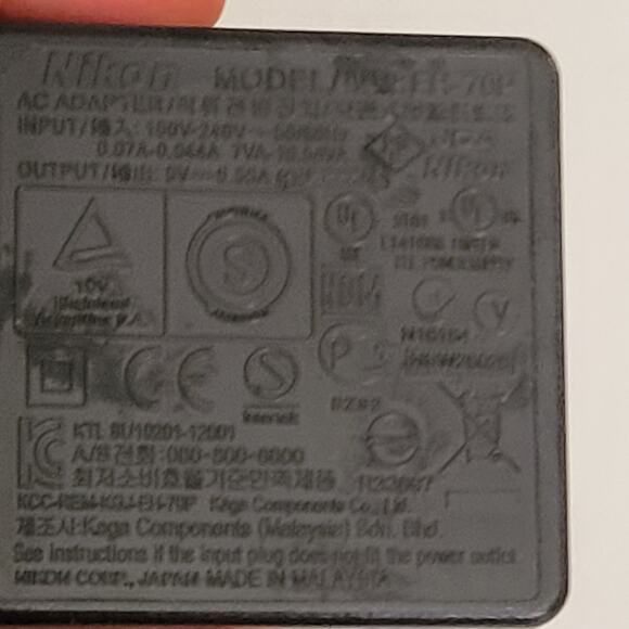 Nikon EH-70P AC Adapter Charger - Picture 9 of 11